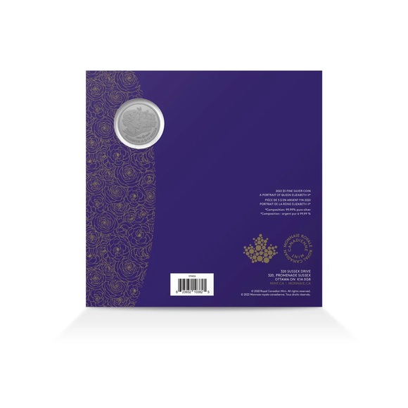 2022 $5 A Portrait of Queen Elizabeth II - Pure Silver Coin - Picture 2 of 4